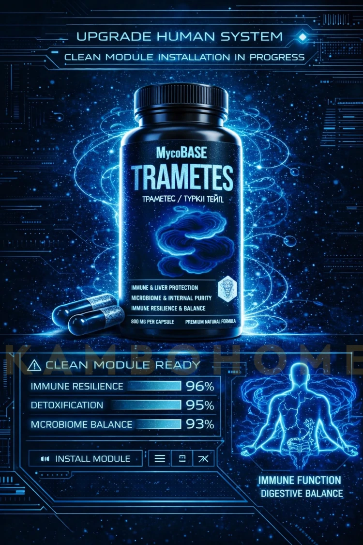 Траметес разноцветный